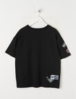 No Issue Globe Moto Short Sleeve Tee, Black product photo View 04 S
