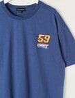 No Issue 59 Drift Short Sleeve Tee, Blue product photo View 02 S