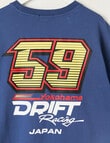 No Issue 59 Drift Short Sleeve Tee, Blue product photo View 04 S