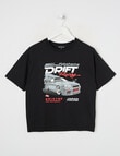 No Issue Car Drift Short Sleeve Tee, Black product photo