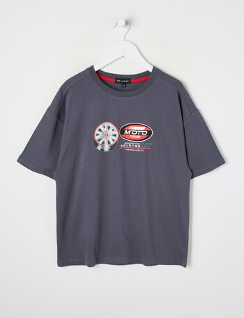 No Issue Mag Moto Short Sleeve Tee, Smoke product photo