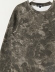No Issue Camo Waffle Long Sleeve Tee, Cocoa product photo View 02 S