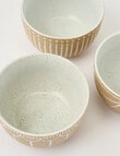 Robert Gordon Natural Entertainer Bowls, Set of 3, Natural & White product photo View 02 S