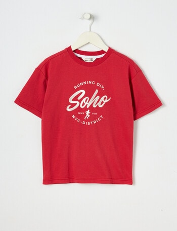 Mac & Ellie Soho Short Sleeve Tee, Red product photo