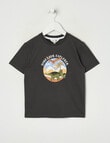 Mac & Ellie Dino Short Sleeve Tee, Charcoal product photo
