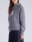 Champion Legacy Varsity Graphic Hoodie, Iron Ore Grey product photo View 02 S