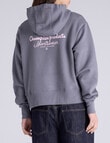 Champion Legacy Varsity Graphic Hoodie, Iron Ore Grey product photo View 03 S