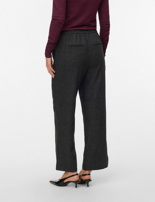 Vero Moda Thalia Long Pant, Dark Grey Melange product photo View 02 L