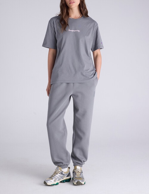 Champion Legacy Varsity Graphic Tee, Iron Ore Grey product photo View 04 L