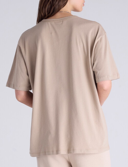 Champion Legacy Varsity Graphic Tee, Toasted Beige product photo View 03 L