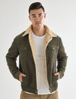 Gasoline Sherpa Cord Jacket, Khaki product photo