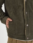 Gasoline Sherpa Cord Jacket, Khaki product photo View 05 S