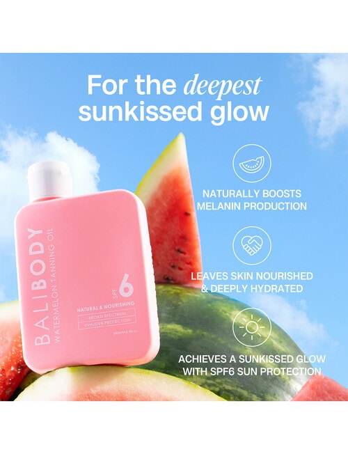 Bali Body Watermelon Tanning Oil, SPF6 product photo View 03 L