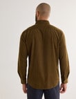 Gasoline Cord Long Sleeve Shirt, Coffee product photo View 02 S