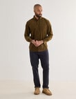 Gasoline Cord Long Sleeve Shirt, Coffee product photo View 03 S