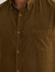 Gasoline Cord Long Sleeve Shirt, Coffee product photo View 04 S