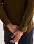 Gasoline Cord Long Sleeve Shirt, Coffee product photo View 05 S