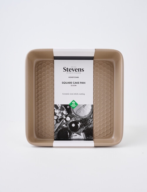 Stevens Honeycomb Square Cake Pan, 24cm product photo View 02 L