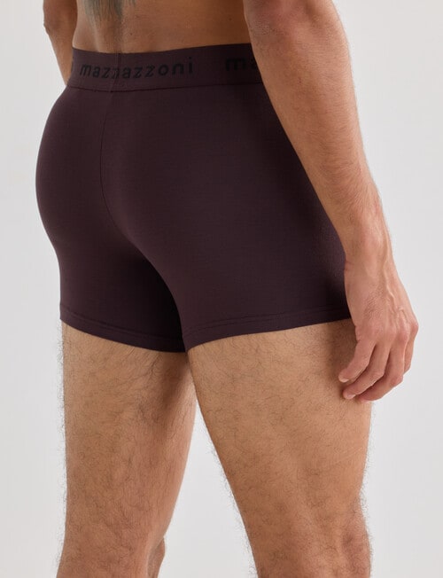 Mazzoni Viscose Rayon from Bamboo Trunk, Plum product photo View 02 L