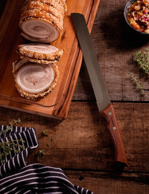 Tramontina Churrasco Black Collection Serrated Knife, 25cm product photo View 02 L