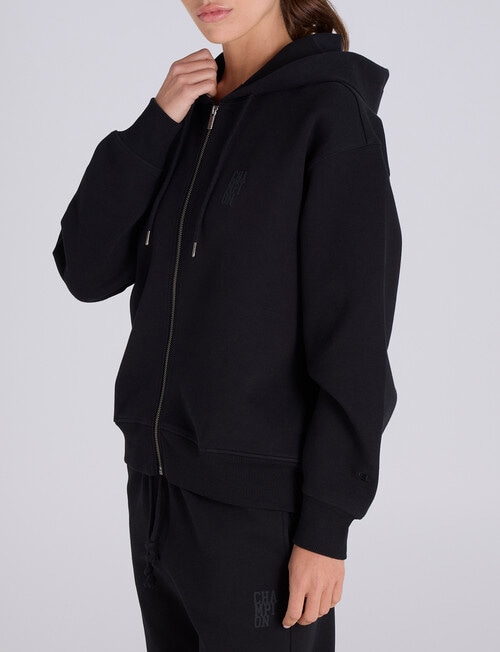 Champion Rochester Base Zip Hoodie, Black product photo View 02 L