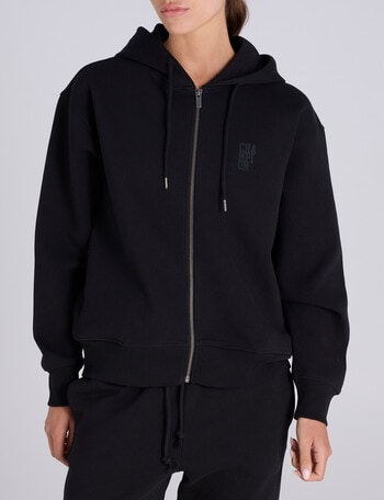 Champion Rochester Base Zip Hoodie, Black product photo