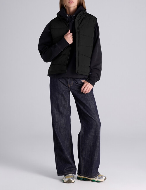 Champion Champion Rochester Lightweight Puffer Vest, Black product photo View 04 L