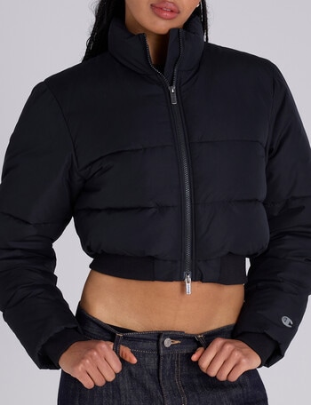 Champion Rochester Base One Puffer Jacket, Black product photo