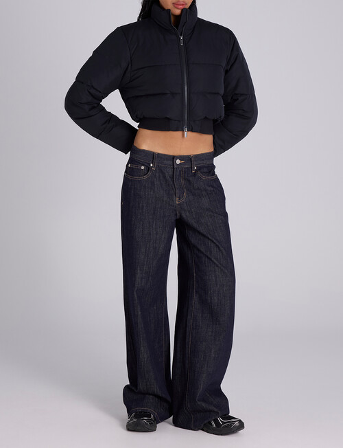 Champion Rochester Base One Puffer Jacket, Black product photo View 04 L