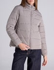 Champion Rochester Lightweight Puffer Jacket, Sandalwood Grey product photo