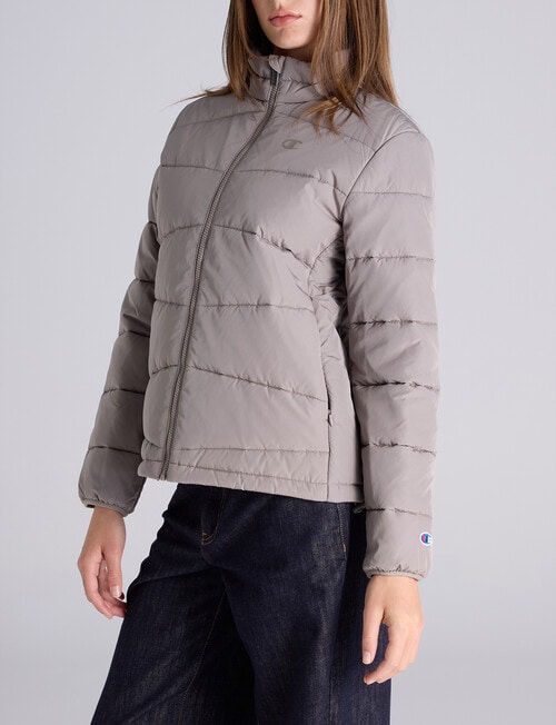 Champion Rochester Lightweight Puffer Jacket, Sandalwood Grey product photo View 02 L