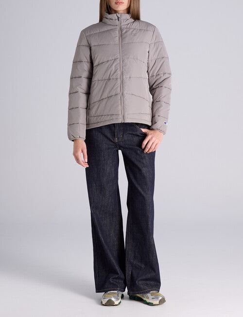 Champion Rochester Lightweight Puffer Jacket, Sandalwood Grey product photo View 04 L