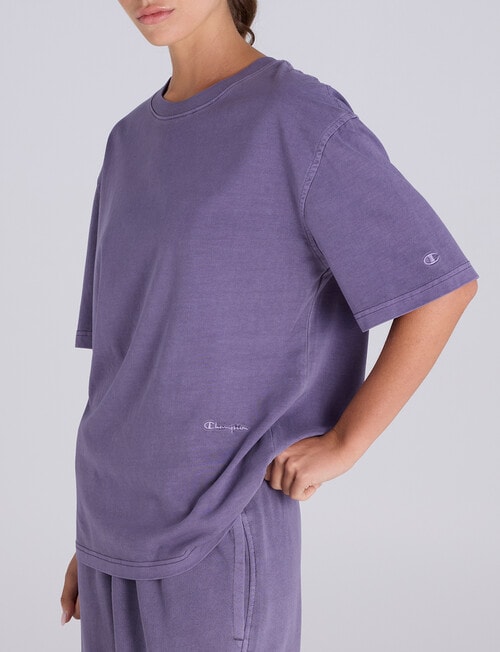 Champion Rochester Vintage Wash Tee, Craft Purple product photo View 02 L