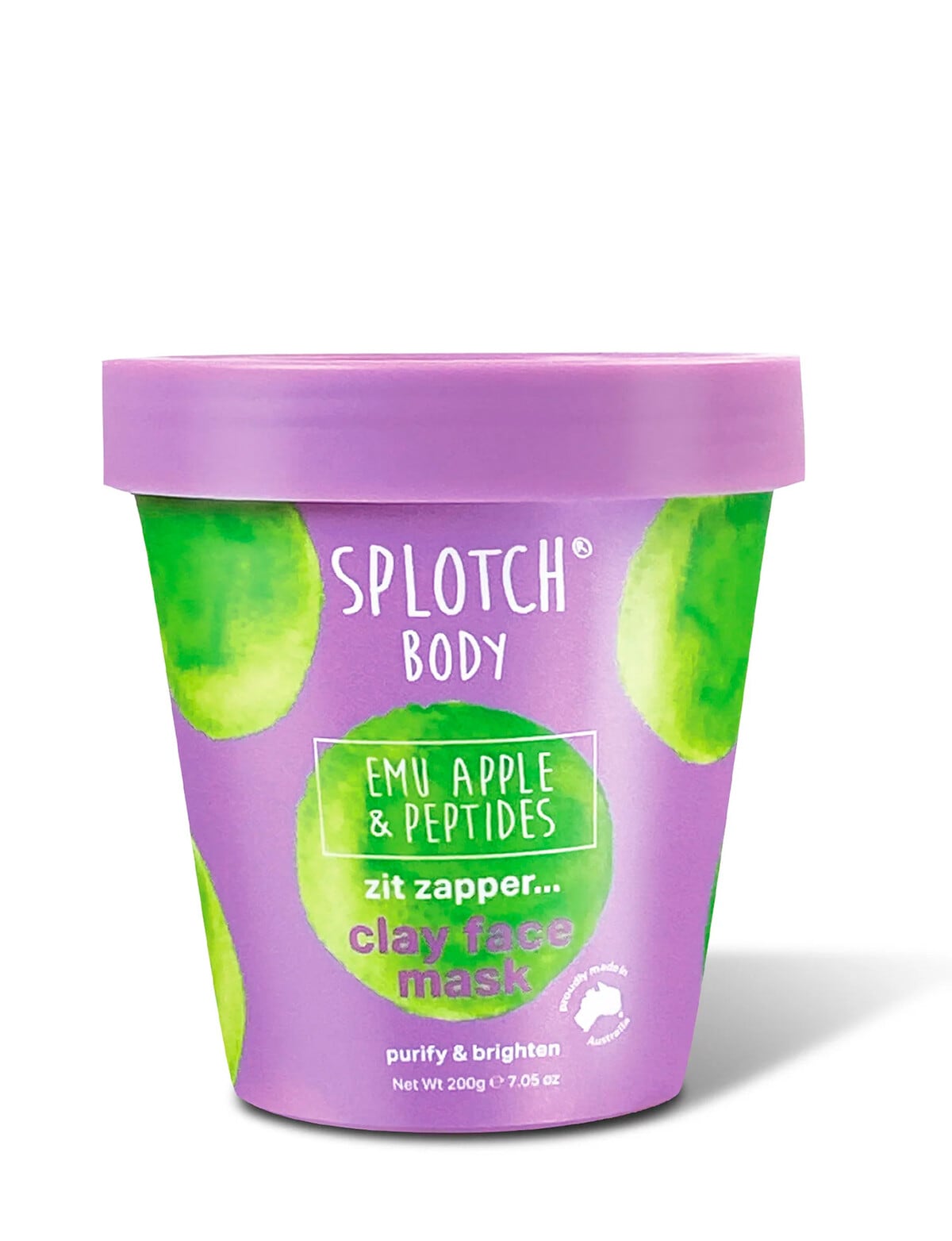 Splotch Emu Apple & Peptides Zit Zapper Clay Face Mask - Treatments & Masks