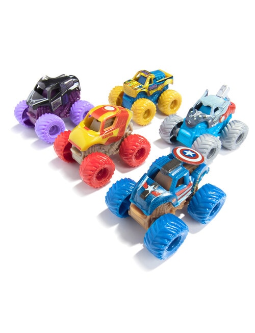 Monster Jam Mini Scale Marvel, 5-Pack product photo View 07 L