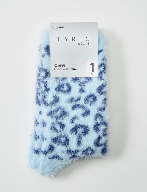 Lyric Home Socks, Leopard product photo View 02 L