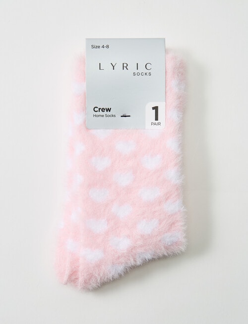 Lyric Home Socks, Hearts product photo View 02 L