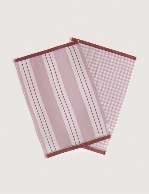 Sheridan Este Tea Towel, 2-Pack, Lilac Haze product photo View 03 L