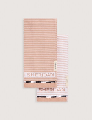 Sheridan Vita Tea Towel, 2-Pack, Dune product photo