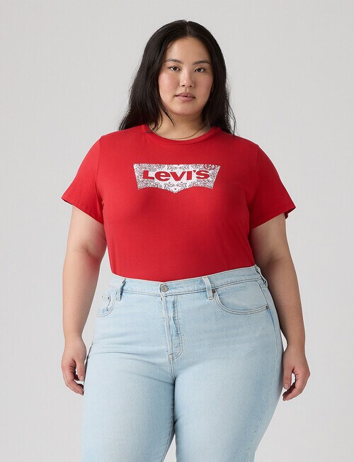 Levis Plus Perfect Tee Plus Bandana, Urban Red product photo View 02 L