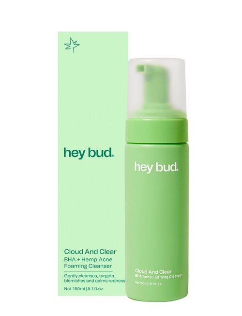 Hey Bud Cloud And Clear BHA Acne Foaming Cleanser product photo