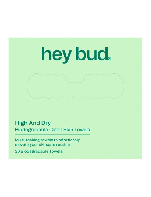 Hey Bud High And Dry Biodegradable Skin Towels, 30-Pack product photo View 02 L