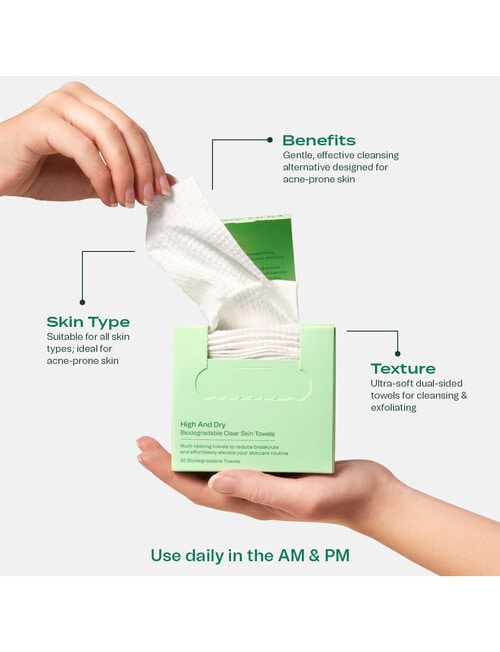 Hey Bud High And Dry Biodegradable Skin Towels, 30-Pack product photo View 05 L