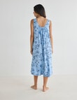 Whistle Sleep Slip Nightie, Navy Print product photo View 02 S