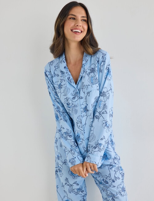 Whistle Sleep PJ Set, Navy Print product photo