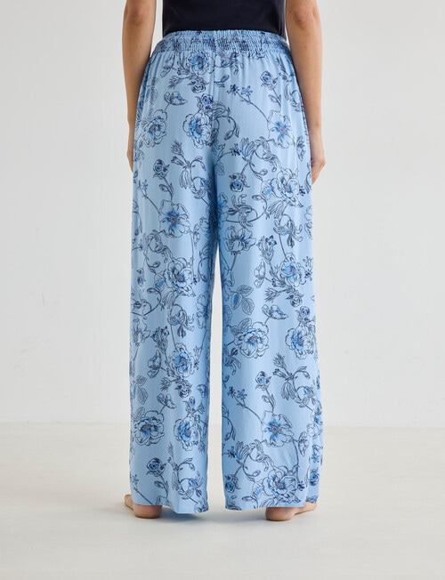 Whistle Sleep Pant, Navy Print product photo View 02 L