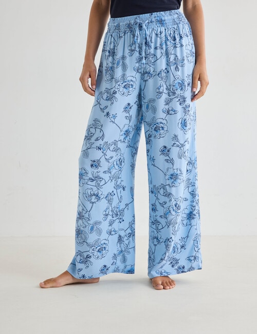 Whistle Sleep Pant, Navy Print product photo View 04 L