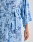 Whistle Sleep Robe, Navy Print product photo View 05 S