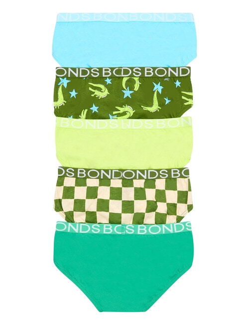 Bonds Multipack Brief, 5-Pack, Croc Star Mini product photo View 02 L