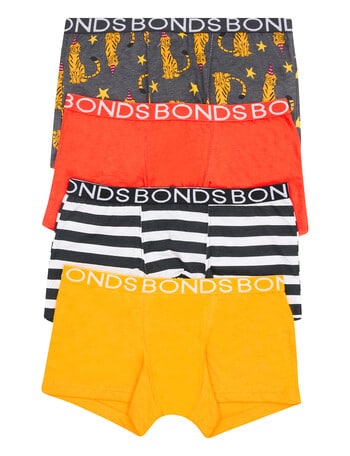 Bonds Multipack Trunk, 4-Pack, Party Hat Tiger product photo